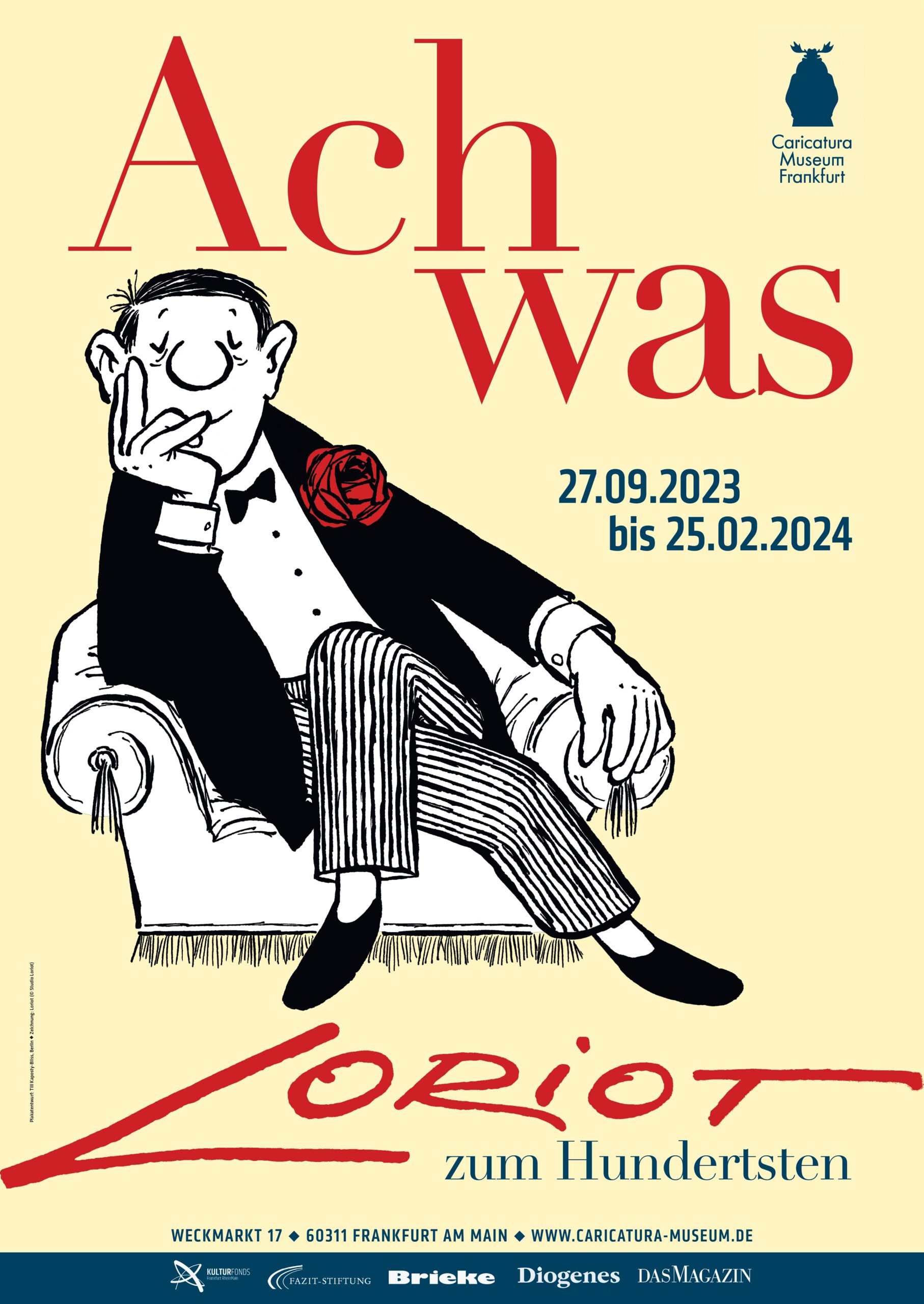 Ausstellungsplakat Loriot
